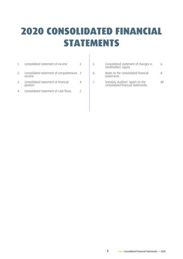 Thumbnail Valeo Financial Statement 2020