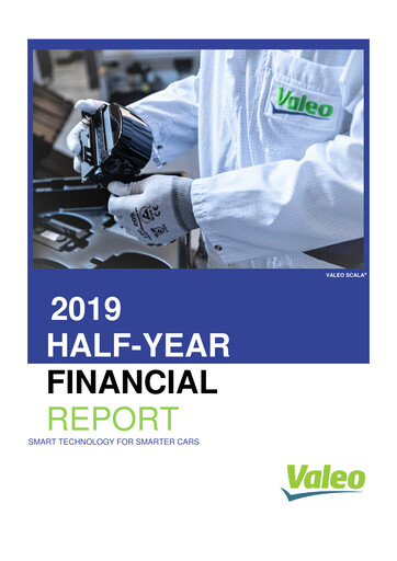 Thumbnail Valeo Half-year Report 2019-h1