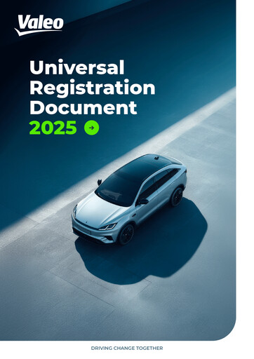 Thumbnail Valeo Universal Registration Document 2025