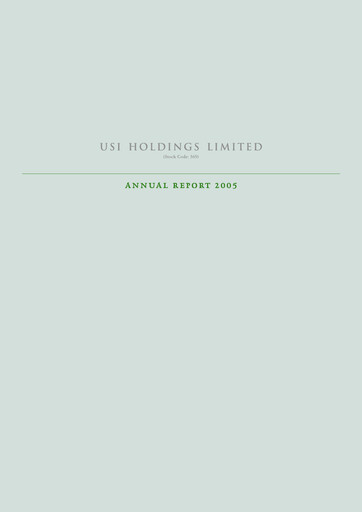 Thumbnail Wing Tai Properties Annual Report 2005