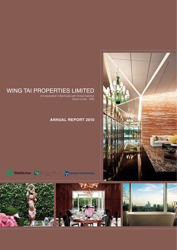 Thumbnail Wing Tai Properties Annual Report 2010