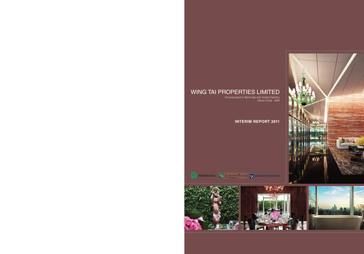 Miniature Wing Tai Properties Rapport semestriel 2011-h1