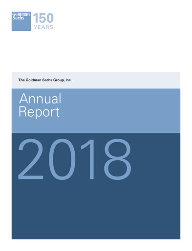 Thumbnail Goldman Sachs Annual Report 2018