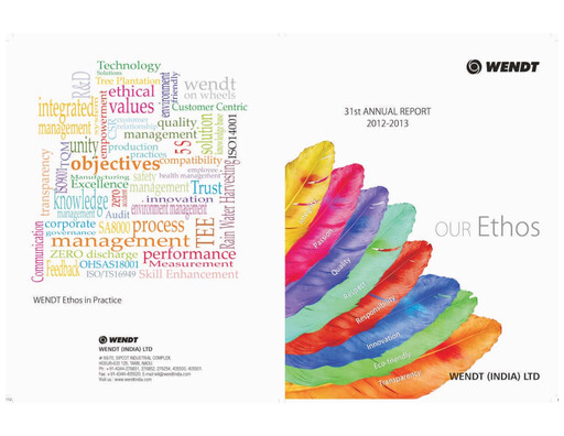 Thumbnail Wendt India
 Annual Report 2012-2013