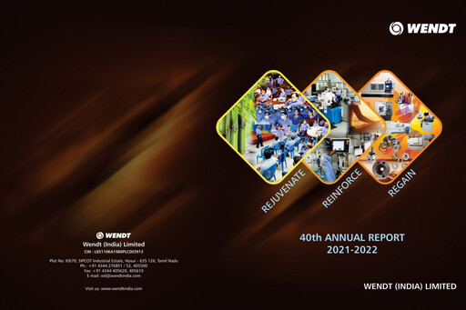 Thumbnail Wendt India
 Annual Report 2021-2022