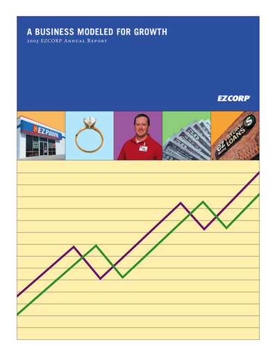 Thumbnail EZCorp Annual Report 2003