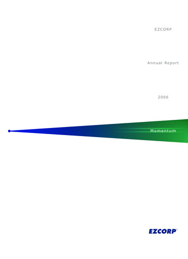 Thumbnail EZCorp Annual Report 2006