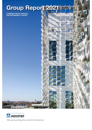 Miniature Hochtief Rapport annuel 2021