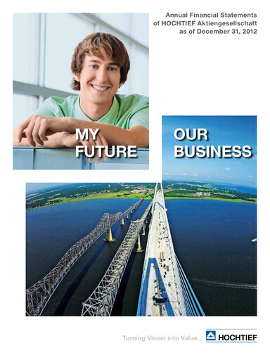 Miniature Hochtief Bilan financier 2012