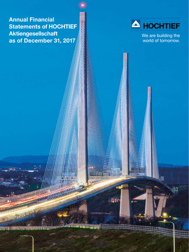 Miniature Hochtief Bilan financier 2017