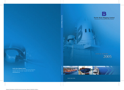 Thumbnail Pacific Basin Shipping Annual Report 2005