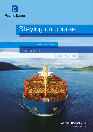 Thumbnail Pacific Basin Shipping Annual Report 2016