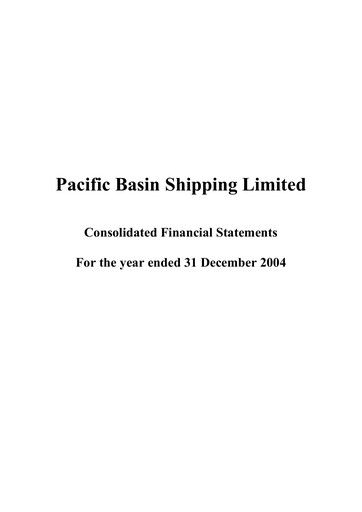 Thumbnail Pacific Basin Shipping Financial Statement 2004