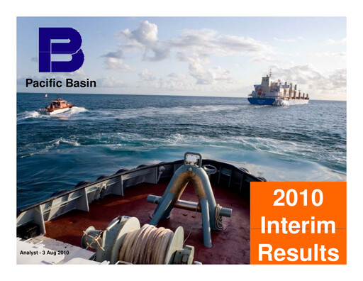 Thumbnail Pacific Basin Shipping Half-year Report 2010-h1