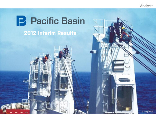 Thumbnail Pacific Basin Shipping Half-year Report 2012-h1