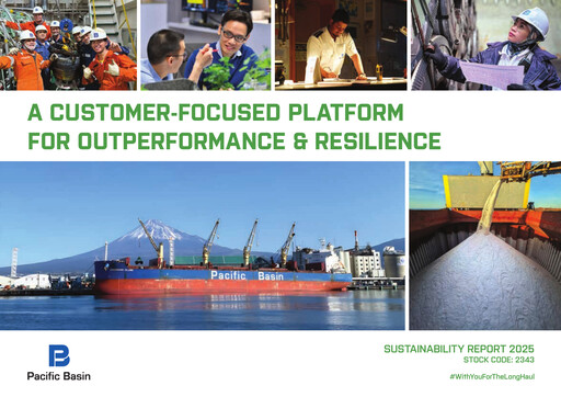 Thumbnail Pacific Basin Shipping Sustainability Report 2025