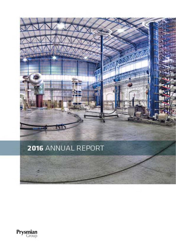 Thumbnail Prysmian Group
 Annual Report 2016
