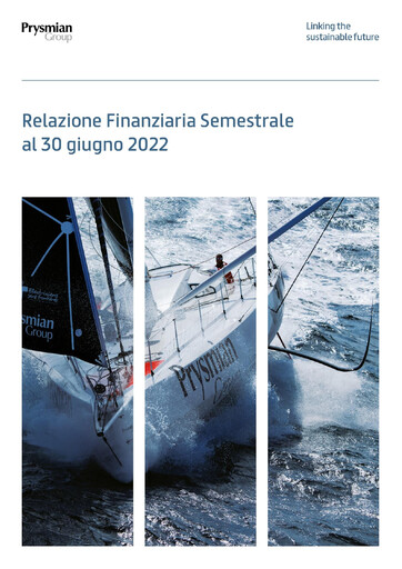 Miniature Prysmian Group
 Rapport semestriel 2022-h1
