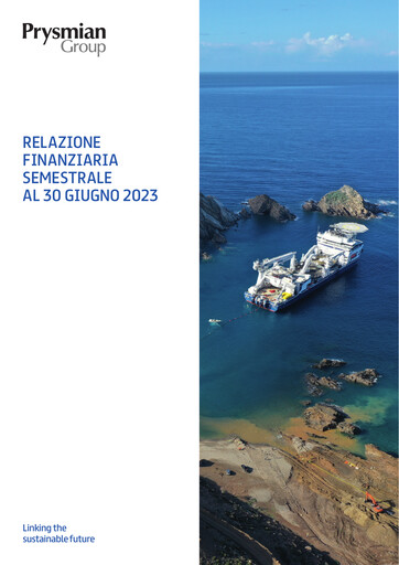 Miniature Prysmian Group
 Rapport semestriel 2023-h1