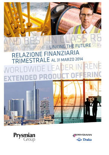 Vorschaubild Prysmian Group
 Quartalsbericht 2014-q1