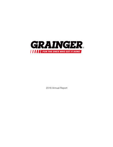 Thumbnail W. W. Grainger
 Annual Report 2018