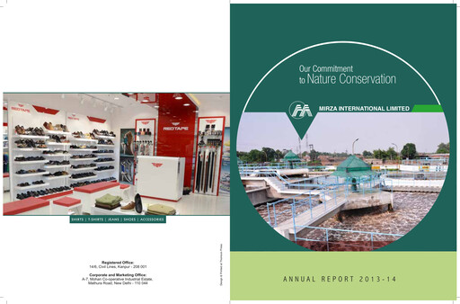 Thumbnail Mirza International
 Annual Report 2013-2014
