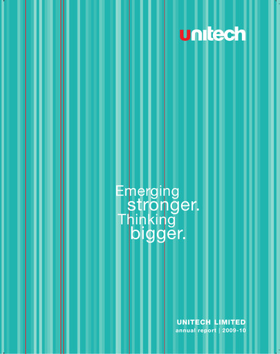 Miniature Unitech Group
 Rapport annuel 2009-2010