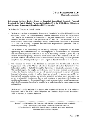 Thumbnail Unitech Group
 Quarterly Report 2021-q1