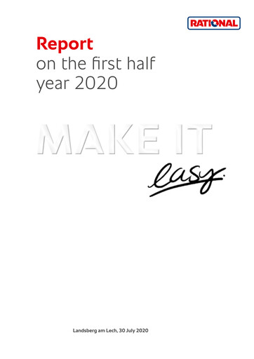 Thumbnail Rational AG
 Half-year Report 2020-h1