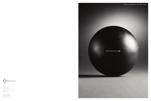 Thumbnail Exelixis Annual Report 2004