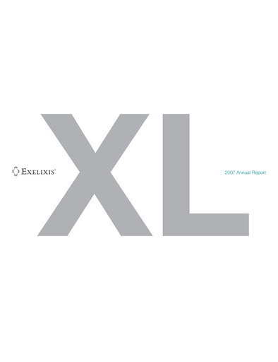 Thumbnail Exelixis Annual Report 2007