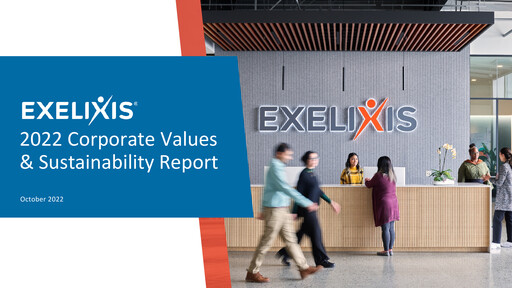 Thumbnail Exelixis Sustainability Report 2022