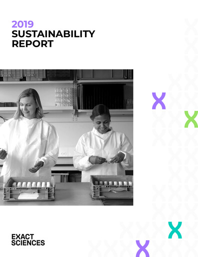 Thumbnail Exact Sciences Sustainability Report 2019
