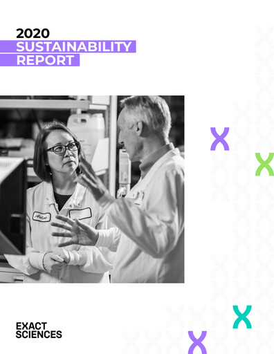 Thumbnail Exact Sciences Sustainability Report 2020