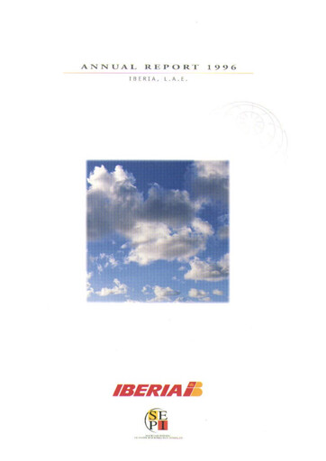 Thumbnail International Consolidated Airlines Annual Report 1996