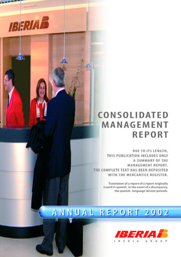 Thumbnail International Consolidated Airlines Annual Report 2002