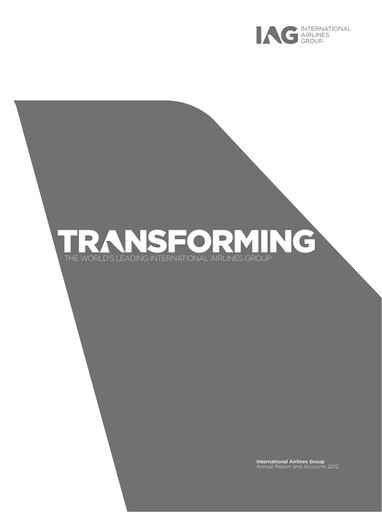 Thumbnail International Consolidated Airlines Annual Report 2012