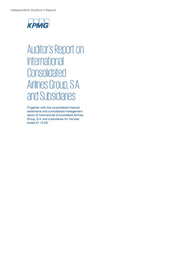 Thumbnail International Consolidated Airlines Financial Statement 2024