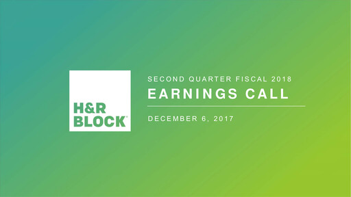 Thumbnail H&R Block
 Quarterly Report 2018-q2