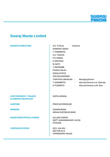 Vorschaubild SML Isuzu
 Jahresbericht 2005-2006