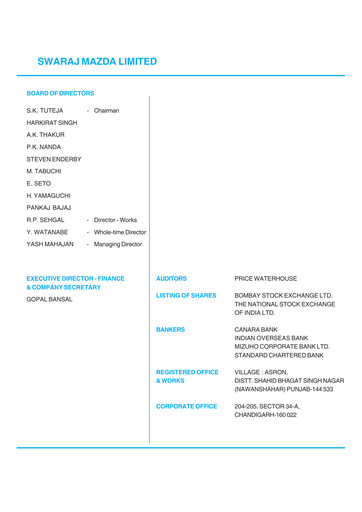 Vorschaubild SML Isuzu
 Jahresbericht 2009-2010