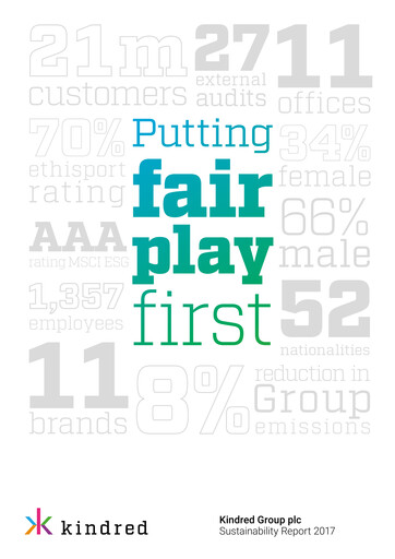 Thumbnail Française des Jeux
 Sustainability Report 2017