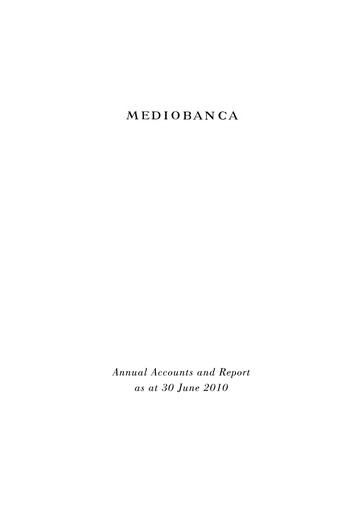 Thumbnail Mediobanca Annual Report 2009-2010