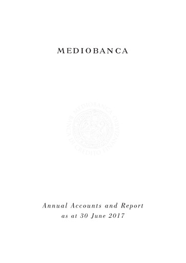 Thumbnail Mediobanca Annual Report 2016-2017