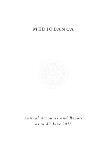 Thumbnail Mediobanca Annual Report 2017-2018