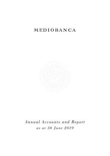 Thumbnail Mediobanca Annual Report 2018-2019
