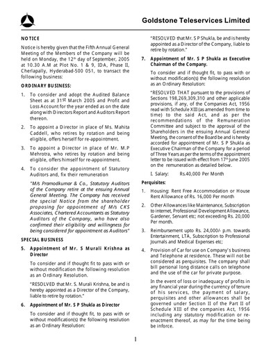 Thumbnail Olectra Greentech Annual Report 2004-2005