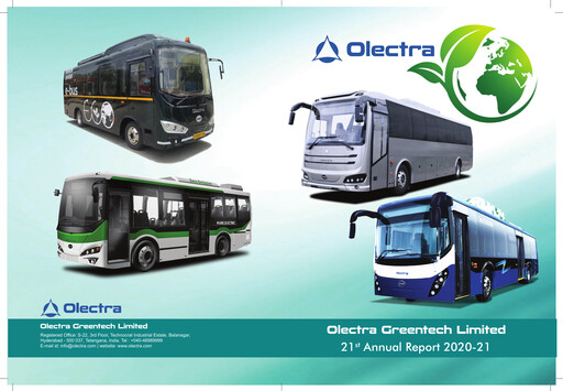 Thumbnail Olectra Greentech Annual Report 2020-2021