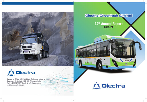 Thumbnail Olectra Greentech Annual Report 2023-2024
