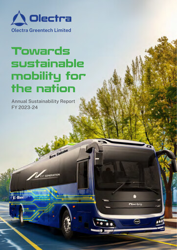 Thumbnail Olectra Greentech Sustainability Report 2023-2024
